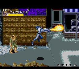 Captain Commando (Europe) In game screenshot